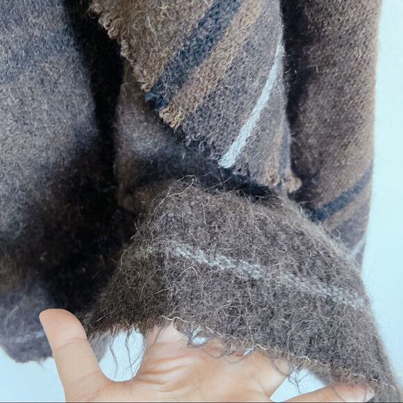 ISABEL MARANT Idoa wool mohair blend blank Kaftan Vest - Picture 12 of 12